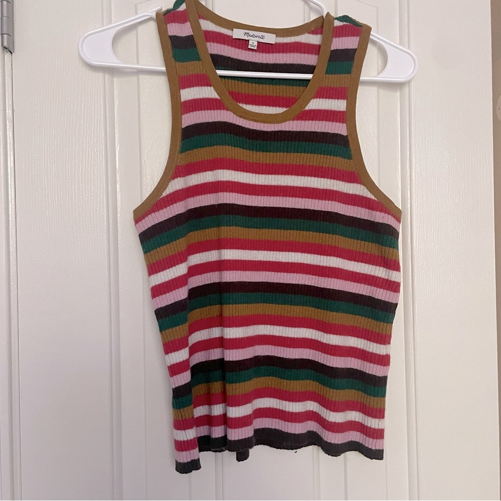 Madewell Colorful Striped Tank Top